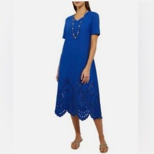 Misook Royal Blue  Dress L